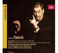 Vaclav Talich Special Edition Vol. 14 : Concerto Pour Hautbois Et Cordes Hwv 287