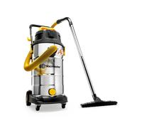 Vacmaster VK1638SWC 1600W 38L Industriel Aspirateur Eau et poussière avec HEPA 13 Filtration Acier Inoxydable Aspirateur Sec et Humide