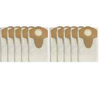 Vacmaster Lot de 10 sacs à poussière universels pour aspirateurs secs et humides - 30 L