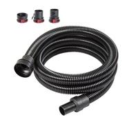 Vacmaster Tuyau d'aspiration 35 mm et kit d'extension de 2,5 m - Tuyau universel en EVA avec Quick Lock, Push Lock et raccord vissé