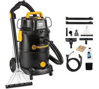 Vacmaster VK1330PWR 1300W 30L Aspirateur Eau et Poussière 3-en-1 Nettoyeur Multi-Surfaces pour Tapis Moquettes Tissus d'ameublement Escaliers et Voiture, Nettoyeurs Tapis et moquettes