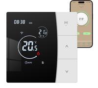 Vaconoff Thermostat Connecté WiFi, Smart Chambre Thermostat pour Chaudière à Gaz et Chauffage au Sol d'eau, Télécommande Via Tuya App, Contrôle Vocal par Alexa/Google Assistant 3A