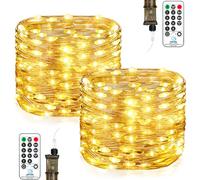 Vacoulery Guirlande Lumineuse 18M, 150 LED Guirlande Lumineuse Intérieur avec Prise, Imperméable 8 Modes Guirlande LED pour Noël, Intérieure Extérieure, Anniversaire, Jardin