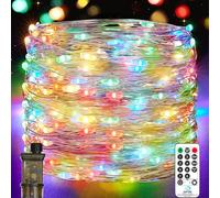 Vacoulery Guirlande Lumineuse Intérieur, 23M 200LEDs Guirlande Led Chambre, 8 Modes Etanche avec Prise pour Décoration Intérieure Extérieure, Noël, Jardin, Anniversaire, Mariage, Fête (Multicolore)