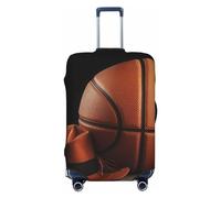 Vacsax Housse de bagage lavable anti-rayures avec fermetures éclair dissimulées pour bagage de 45,7 à 81,3 cm, Noir , XL