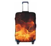 Vacsax Housse de bagage lavable anti-rayures avec fermetures éclair dissimulées pour bagages de 45,7 à 81,3 cm, Noir , XL