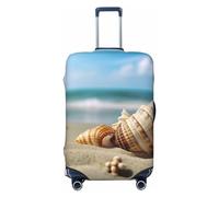 Vacsax Housse de bagage lavable anti-rayures avec fermetures éclair dissimulées pour bagages de 45,7 à 81,3 cm, Noir , M