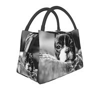 VACSAX Sac à déjeuner isotherme réutilisable imprimé bouledogue français