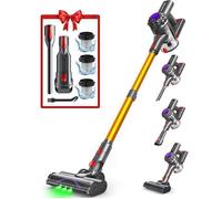 VACTechPro V15 Aspirateur Balai sans Fil,35kPa Aspirateur sans Fil, 6-en-1, 35 Minutes d'Autonomie avec Batterie Amovible