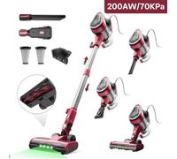 VACTIDY Blitz C8 - Aspirateur Balai Avec Fil - 200 AW, 70 kPa, 500 W - Câble Long 7 m (Couvrant 160 ㎡) - Capacité 1,5 L