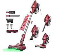 Aspirateur balai Blitz C9 - Avec Fil - Autoportant - Brosse Anti-Emmêlement - Rouge