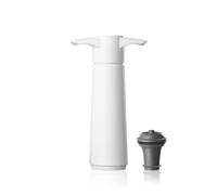 Vacu Vin – Pompe à vin – Bouchon vide d'air – Blanc – 1 pompe, 1 bouchon – Garde 10 jours