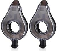 Vacu Vin 1854660 Aérateur à Vin Gris (Lot de 2)