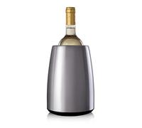 Vacu Vin Refroidisseur à Vin Élégant - Acier Inoxydable avec Accumulateur de Froid pour Bouteilles de Vin Standard - Glacière Isolée