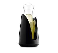 Vacu Vin 3645460 Rapid Carafe rafraîchissante + support plastique Verre Noir 29,5 x 15 x 15 cm
