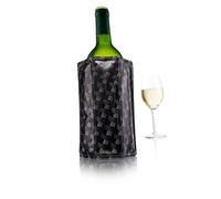Vacu Vin 38822606 Refroidisseur pour Vin Décor Gris Tressé 3 x 14,5 x 17,5 cm