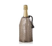 Vacu Vin 38855626 Refroidisseur à Champagne Décor Platinum Beige/Doré