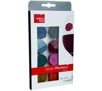 Lot de 8 marques verres Grappes plastique 8.00x11.00 cm