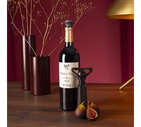 Coffret VacuVin Pompe à vide noire 3 bouchons 1 anti-goutte Noir G