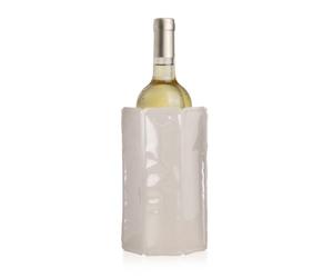 Vacu Vin Active Cooler Rafraîchisseur de Vin - Rafraîchisseur de Bouteille de Vin réutilisable et Flexible - Sable - Douille de Rafraîchissement du Vin pour Bouteilles Standard
