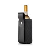 Vacu Vin Artico Flexible - Noir - Refroidisseur de vin polyvalent et refroidisseur de bouteille pour un refroidissement rapide et durable