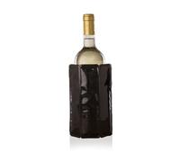 Vacu Vin Rafraîchisseur Flexible - Réutilisable - Noir - Chaussette Réfrigérante pour Bouteilles Standard - Refroidissement Efficace