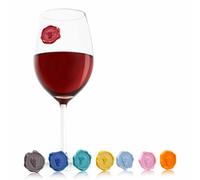 Vacu Vin Marqueurs pour verre Classic Seal Set de 8, Marqueurs pour verre, Ma...