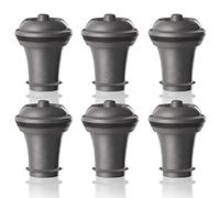 Vacu Vin Pompe à Vin avec Set de Bouchons - Gris - Bouchon pour Pompe Vide Air - Garde le Vin Frais