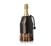 Vacu Vin Rafraîchisseur à Champagne Flexible - Réutilisable Motif Bouteille de Champagne - Chaussette Réfrigérante pour Bouteilles Standard