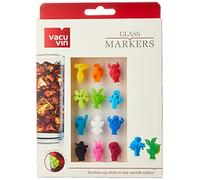 Vacu Vin Marque-verres Boîte 12 – Fantaisie plastique multicolore
