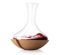 Carafe tourbillonante à décanter Vacu Vin 76010602 verre transparent