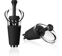 Vacu Vin Verseur & Set de Bouchons - Service sans Goutte & Bouchon Hermétique - Accessoire à Vin Élégant
