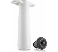 Vacu Vin Weinpumpe Weiß mit Stopfen, Wine Saver, Vakuumpumpe, Kunststoff, Edelstahl, Weiß, Grau, 08542606
