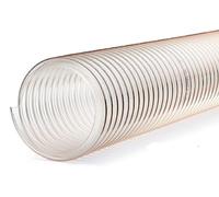 VACUFLEX PU 400 C ECO - Tuyau d'aspiration PU avec paroi de 0,4 mm d'épaisseur - 10 m de long - ID150-152 mm - Résistant aux microbes et à l'hydrolyse