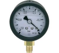 vacuometre diametre 50, 1/8" dessou 1-0bar avec glycerine,
