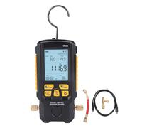 Vacuomètre numérique 0-2000mbar pour les tests de réfrigérant CVC | tests, suivi du vide, écran rétroéclairé de 2,8 pouces, résolution de 0,1 mbar, réponse de 0,5 seconde