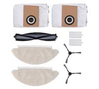Vacuum Accessories Kit Main Brush Side Brush Filter Mesh Mop Pad Robot Vacuum Cleaner Replacement Parts for VIOMI Alpha 2 Pro