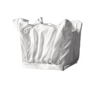 Vacuum Cleaner Bag, Pool Filter, Fine Filtration Cotton Mesh Easy Installation Reusable Lightweight Leak Proof, Pool Cleaning Net for Swimming Pools, 7.87inches, White