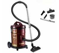 Vacuum de Cartouche Puissant 3600W, bac 21L avec Plusieurs Outils pour Un Usage Domestique, Comprend Une Brosse à Crevasse et Une buse de Tapis, Une maniabilité Facile sur Les Roues