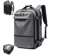 Vacuum Large-Capacity Compression Backpack, Alepeak Vacuum Backpack, 60l Expandable Backpack Vacuum Compression, Anti Theft Backpack Backpack, Air Vacuum Backpack for Travel (Gray)