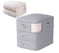 Vacuum Packing Sacks - 52x46x60cm Fabric Humidity Proof Containment Solution, Compact Garment Holder Long Lasting Protection | Hostel Linen Comforter Wardrobe Suitcase Migration Residence