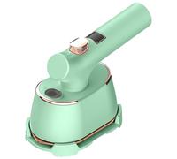 Vacuum Steamer for Clothes, Foldable Travel Size Steamer for Clothes, Handheld Portable Steam Iron, 10s Fast Heating Powerful Wrinkle Remover with Rotating Handle (2305-green,US)