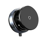 Vacuum Suction Magnetic Car Phone Holder, 360-Degree Rotating Mount, 1 Pack | Portrait or Landscape Viewing, Quick Setup and Removal on Smooth Surfaces, Magnetic Attachment for Car, Home and Office Use