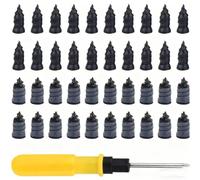 Vacuum Tire Mending Nail,Tire Repair Rubber Nails Kit with 2 Sizes,Heavy Duty Fast Self Service Vacuum Tires Screw Spiral Universal Tires Puncture Repairs Kit (40)