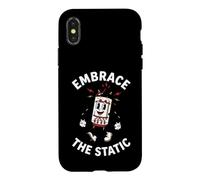 Vacuum Tube Audiophile Vintage Embrace The Static Art Coque pour iPhone X/XS