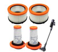 vacuumfilterReplacement Kit - 3.86×2.87in Front Filter, Cleaner filterAccessories | Pre and Post Motor vacuumCleaner Filters for Enhanced Suction Performance, Dust Blocking filterElements, Househ
