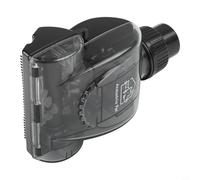 Vacuums Brosse de sol et poils sans fil - Aspirateur pour brosse turbine avec rotation turbo - Disposition légère et ergonomique (noir, 17,4 x 11,3 x 5 cm)