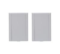 VacuValve Douille d'aspiration rectangulaire 90 x 135 mm, 2 broches de contact, trou 36-38 mm (blanc, 2X)