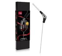 VacuVin 18570606 Verseur Lent sans aération, Plastique, Argenté/Noir, S