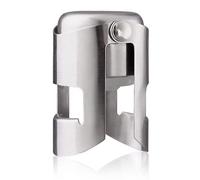 VACU VIN Bouchon de champagne en acier brossé